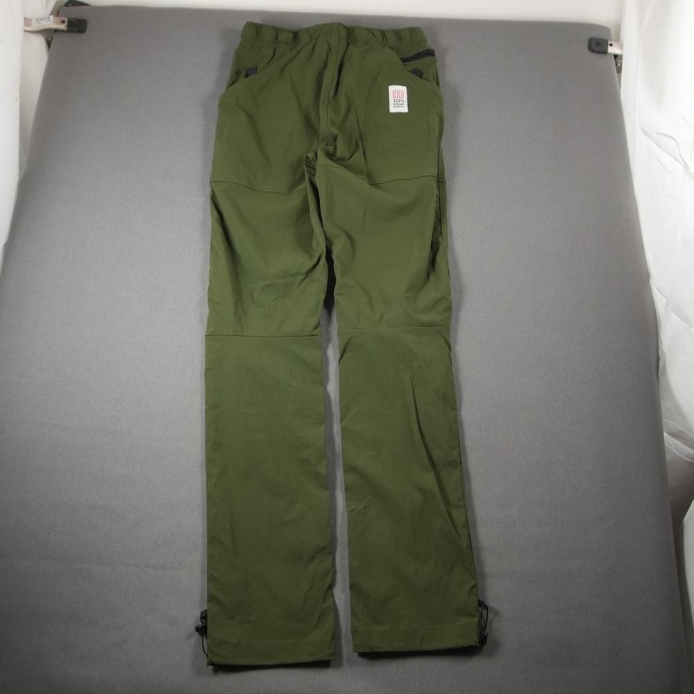 Topo Designs USA Nylon Straight Leg Tech Elastic Pant Mens 25x30 Belt Adjustable - Picture 2 of 14